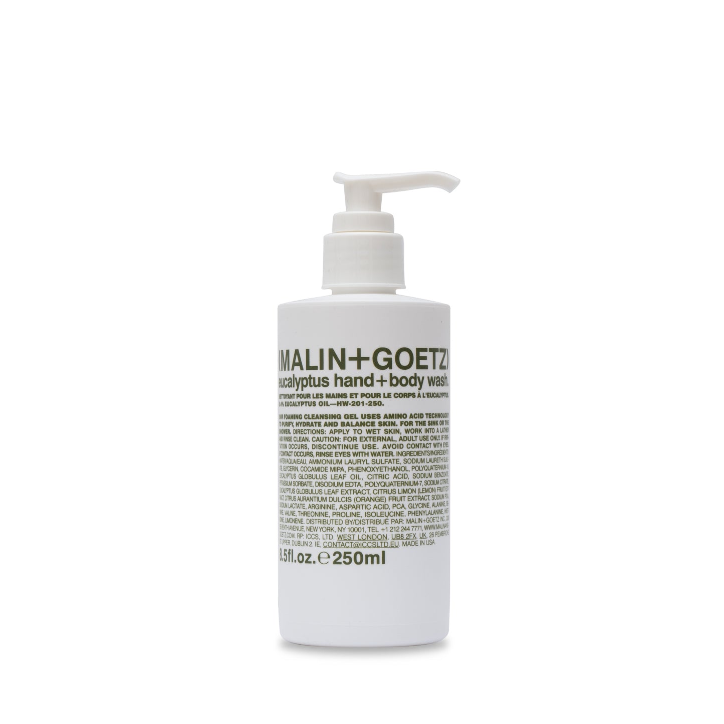 Eucalyptus hand + body wash 250 ml Malin+Goetz