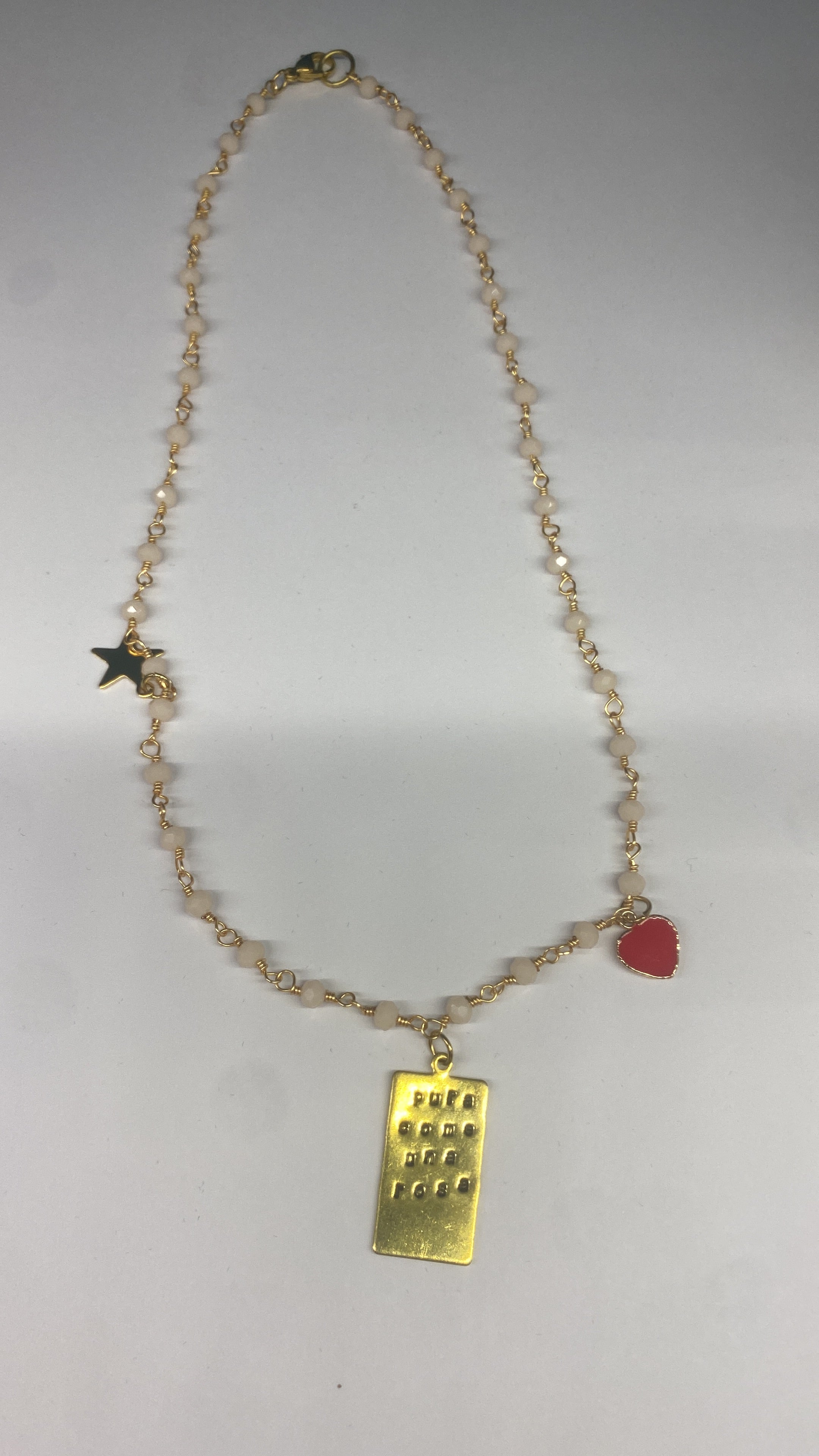 Collana con medaglietta