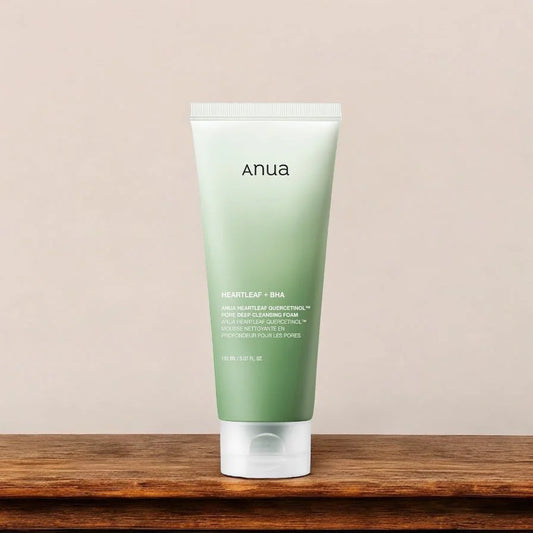 ANUA heartleaf quercetinol deep cleansing foam