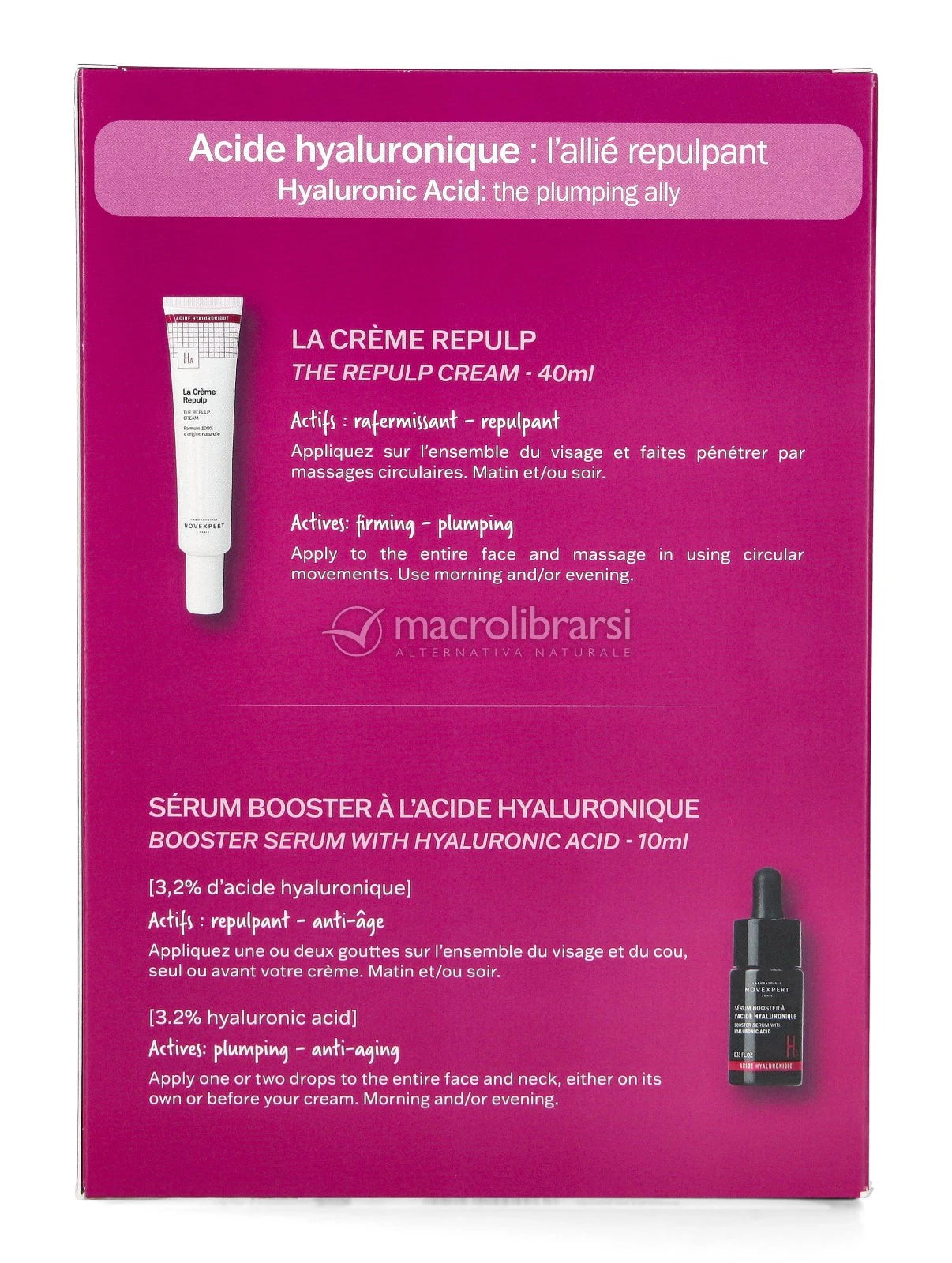 Novexpert  Kit Duo Viso Rimpolpante Acido Ialuronico